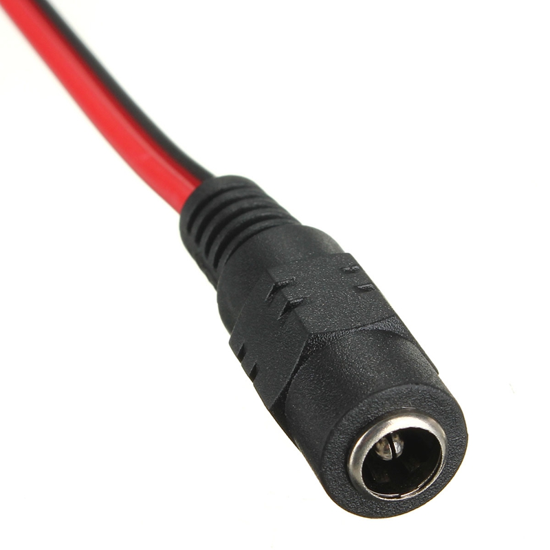 excellent quality new 5.5mmx2.1mm female dc wire power plug lead cord coax cables for cctv camera
