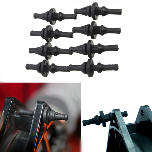 excellent quality new arrival 8pcs silicone rubber cooling fan screws mount anti-vibration for cooling pc case