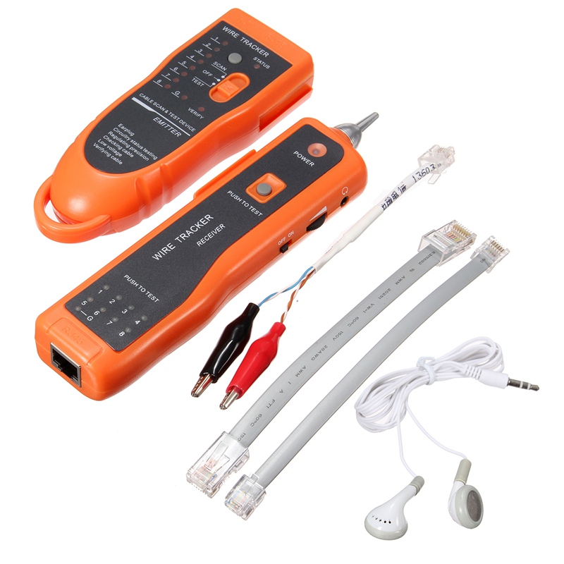 excellent quality telephone phone rj45 rj11 wire tracker tracer ethernet lan network cable tester finder networking