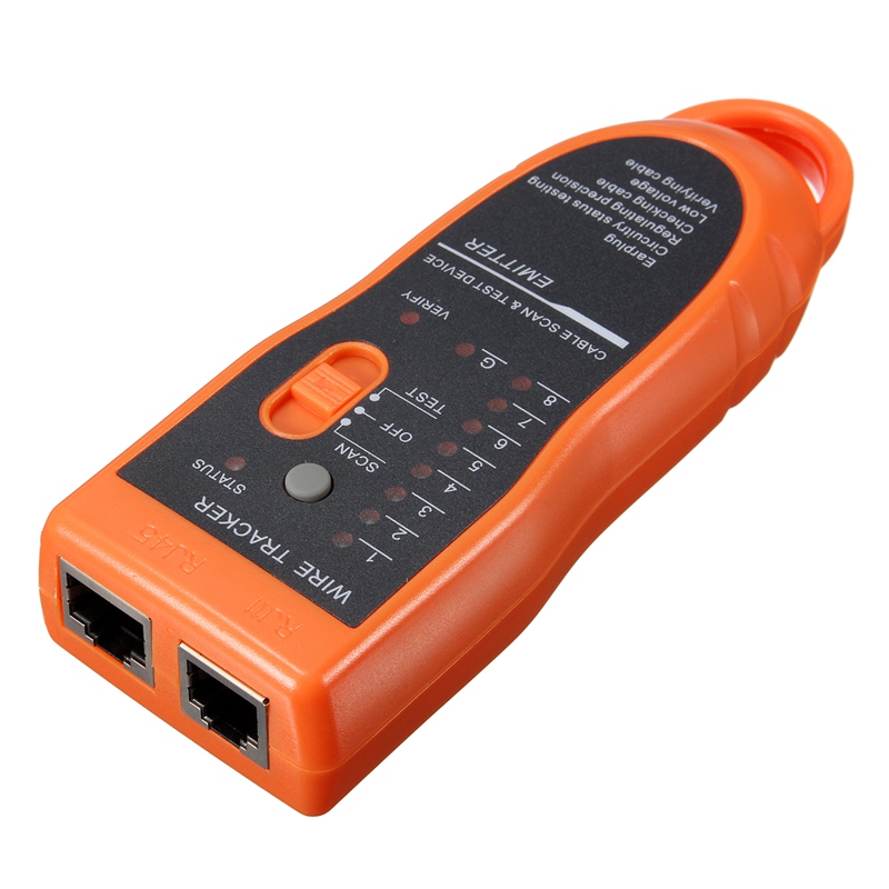 excellent quality telephone phone rj45 rj11 wire tracker tracer ethernet lan network cable tester finder networking