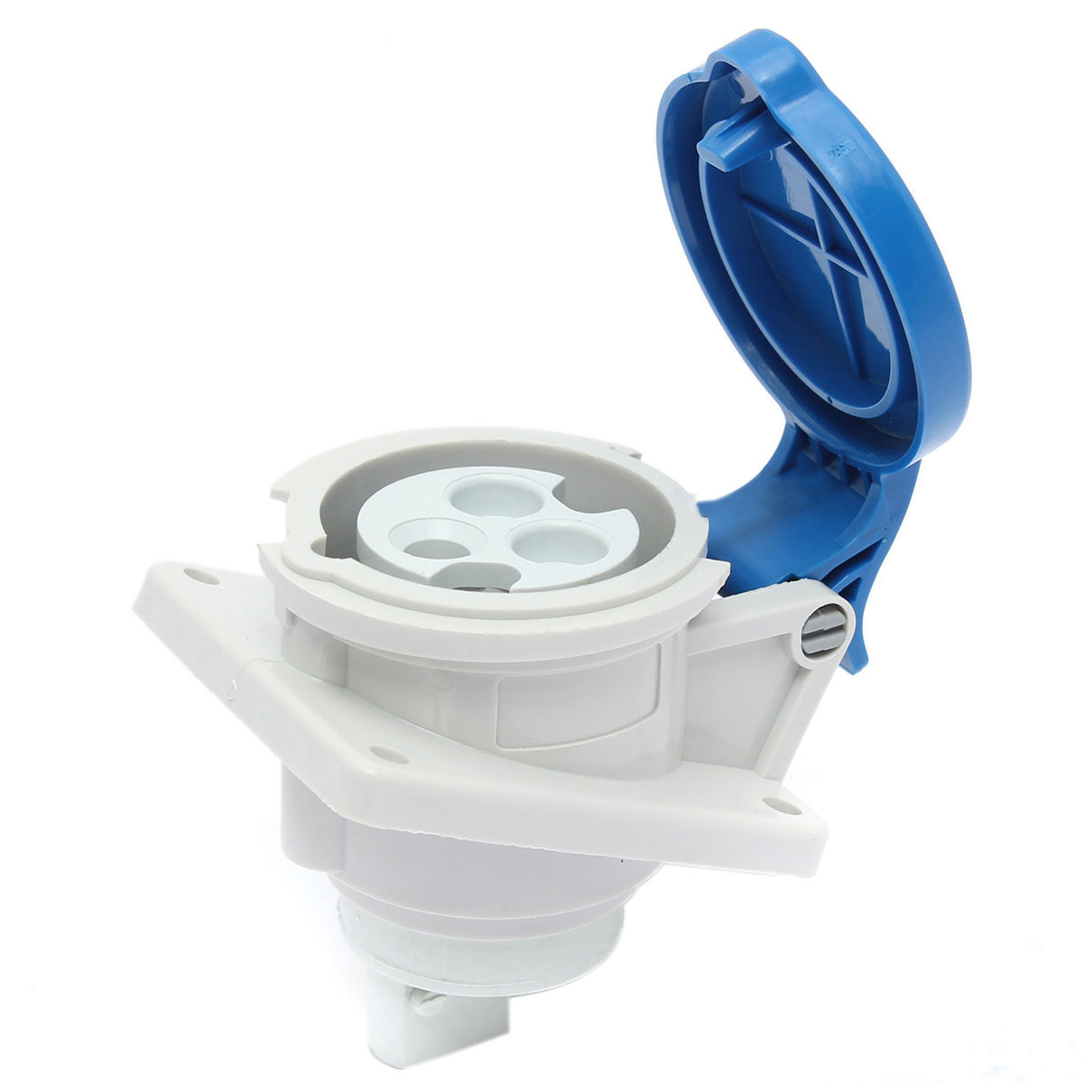 good quality cf1463 16amp waterproof 3 pin socket ip44 230 volts nylon industrial socket 3 phase