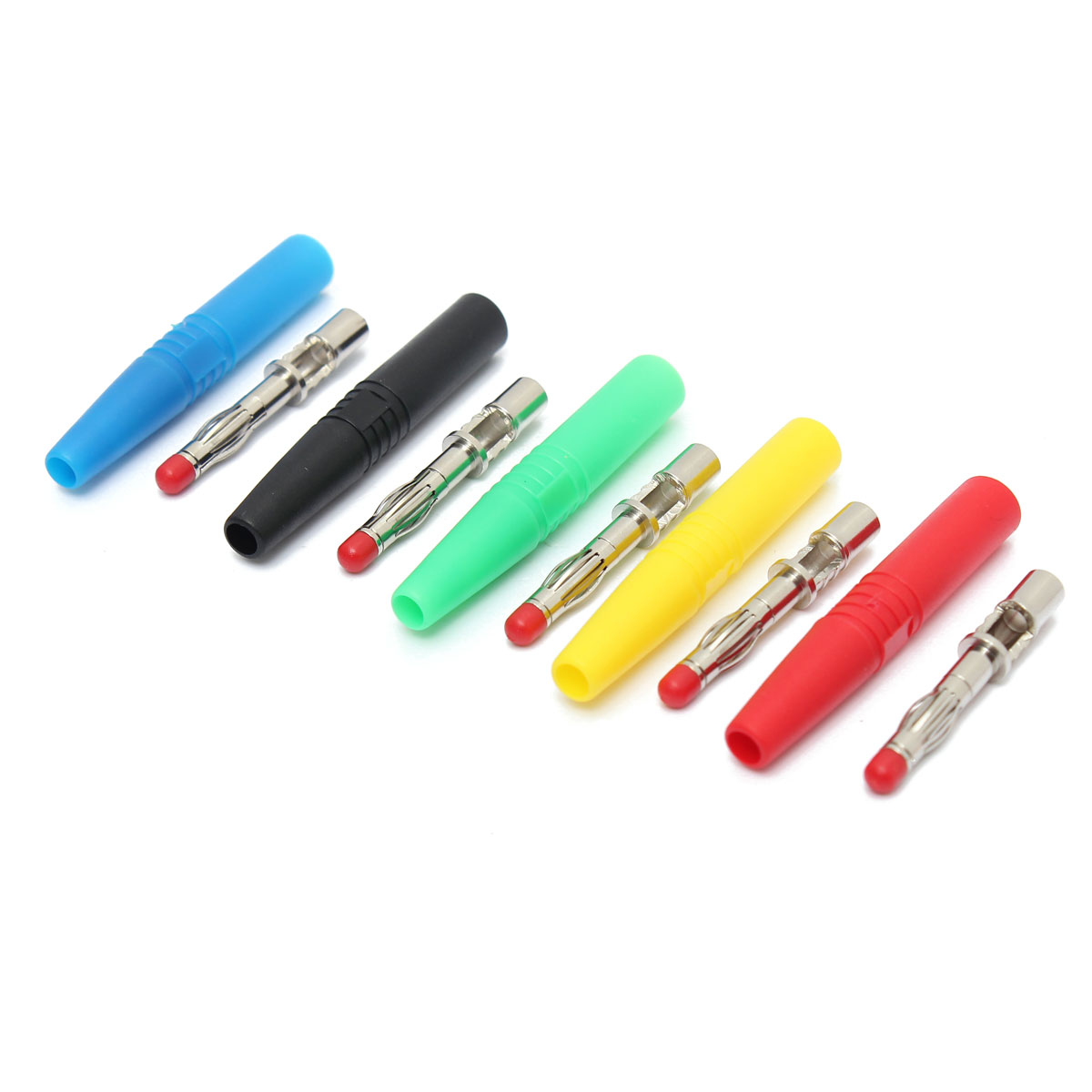 hale!! 4mm shrouded test plug banana for speaker test probes connectors terminals excellent quality