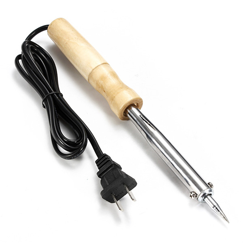 high end pencil tip welding solder soldering iron with wood handle 80w selected heat profession tool
