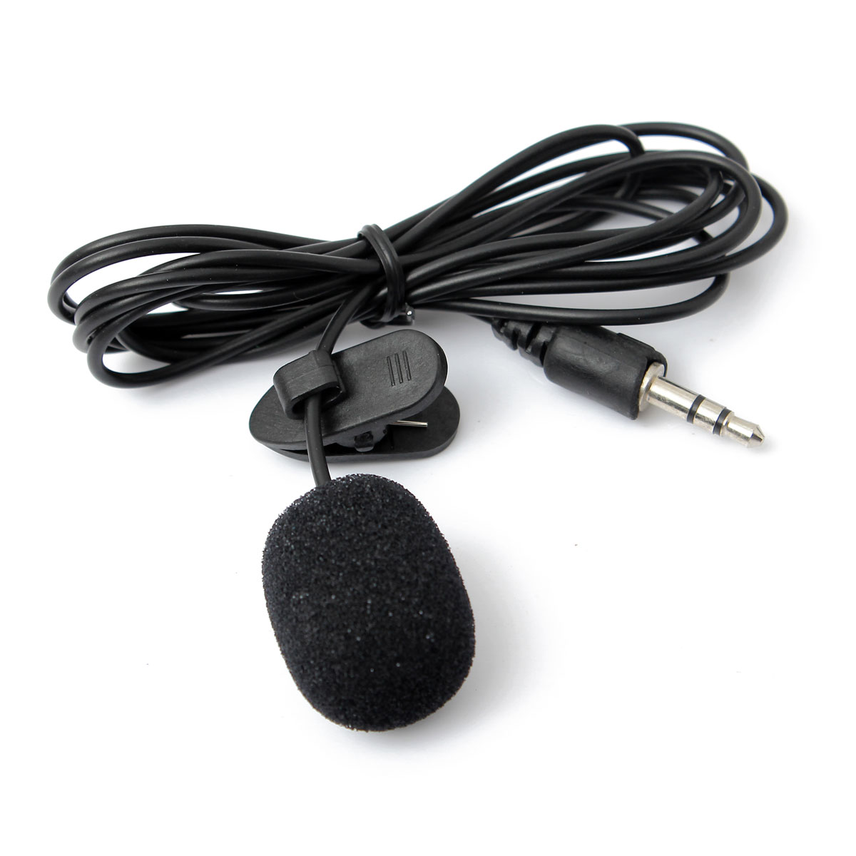 highe quanlity 1pcs 30hz15000hz collar mini 3.5mm black tie lapel lavalier clip microphone rushed for lectures teaching tr