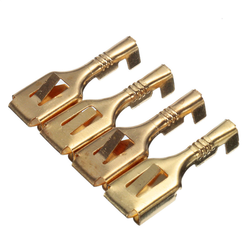 hight quality 4 way pin 6.3mm car electrical terminal block multi connector plug socket kit