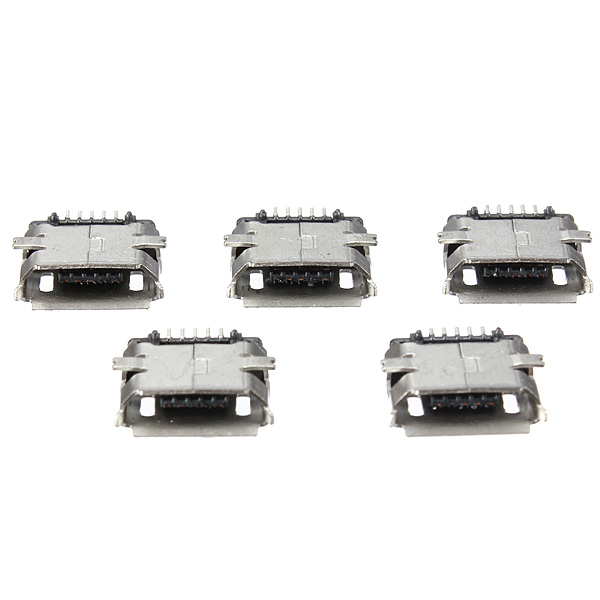 micro usb 4 legs type b female 5pin smt socket jack connector plug usb widely used in tablet phones and pda micro usb 4 legs type b female 5pin smt socket jack connector plug usb widely used in tablet phones and pda