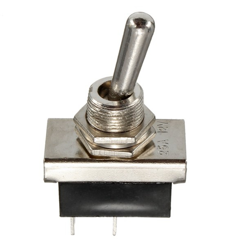 new 1pcs 1x heavy duty metal toggle switches on/off kit classic car 12v 25amp