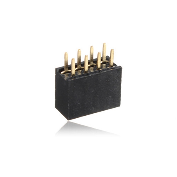 new 2.54mm double row female straight header socket long pin strip new 2.54mm double row female straight header socket long pin strip