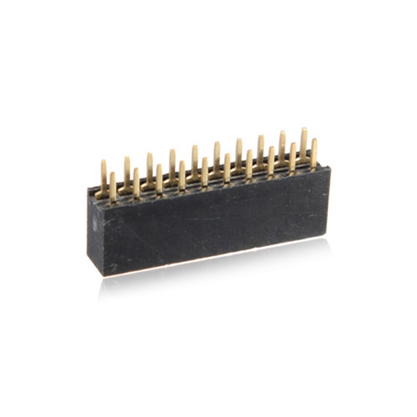 new 2.54mm double row female straight header socket long pin strip new 2.54mm double row female straight header socket long pin strip