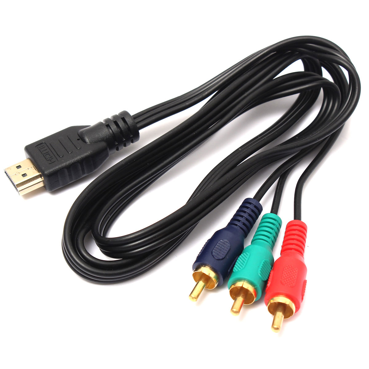 new 3feet 1m hdmi male to 3 rca video audio av cable cord adapter for hdtv dvd 1080p new 3feet 1m hdmi male to 3 rca video audio av cable cord adapter for hdtv dvd 1080p