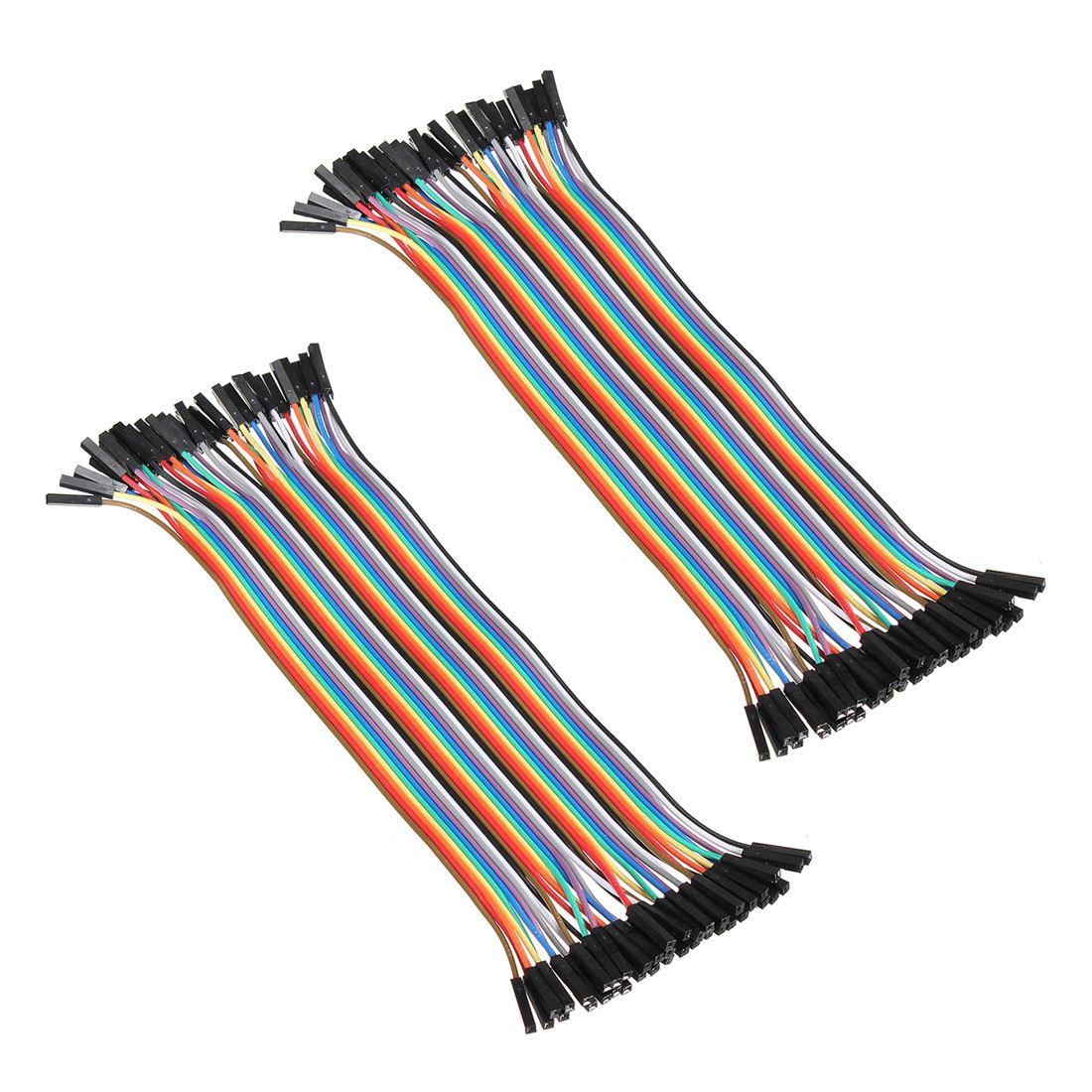 new 40pcs 20cm 2.54mm 1p-1p pin female to female color breadboard cable jump wire jumper for arduino new 40pcs 20cm 2.54mm 1p-1p pin female to female color breadboard cable jump wire jumper for arduino