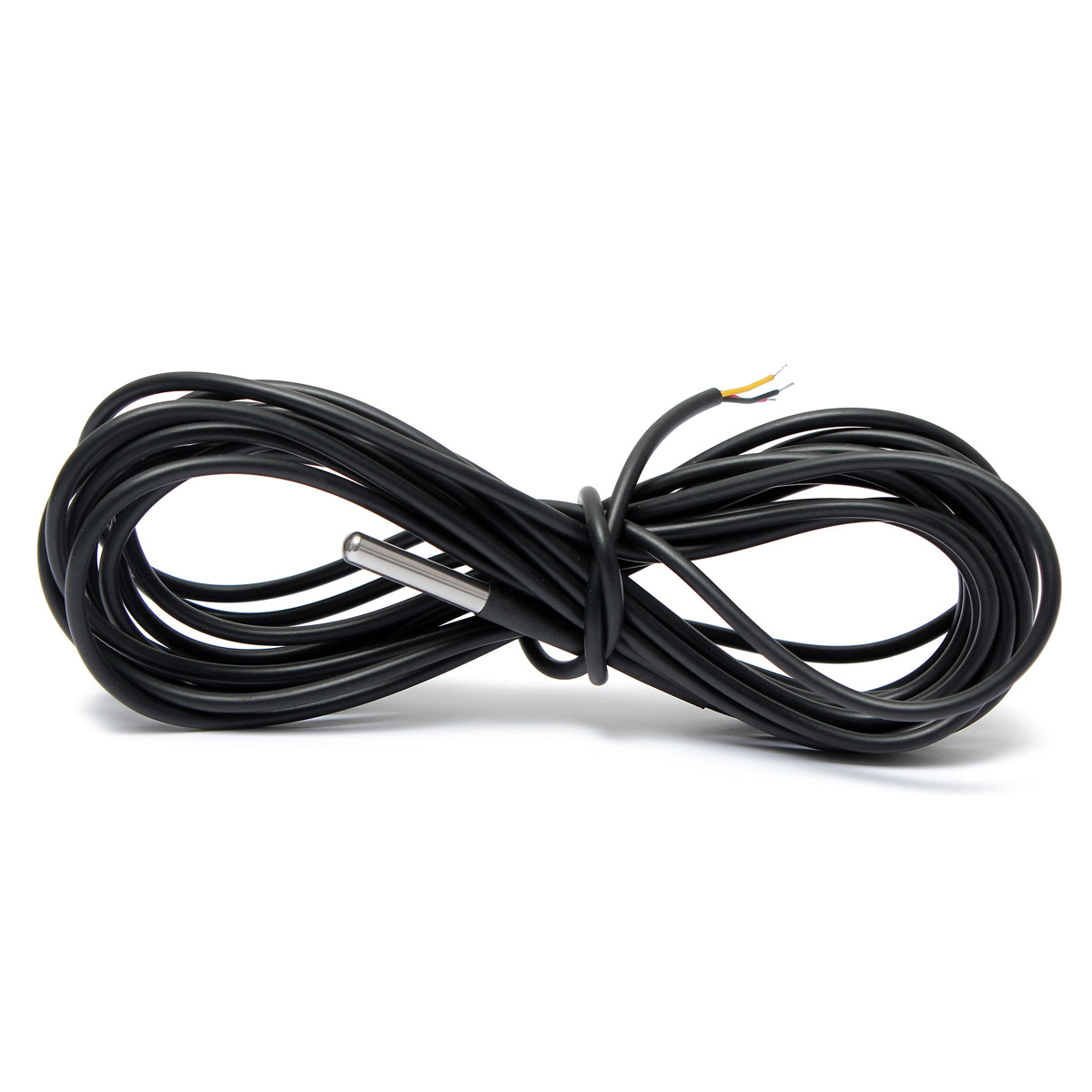 new 5m waterproof cables ds18b20 stainless steel package waterproof ds18b20 temperature probe temperature sensor 18b20