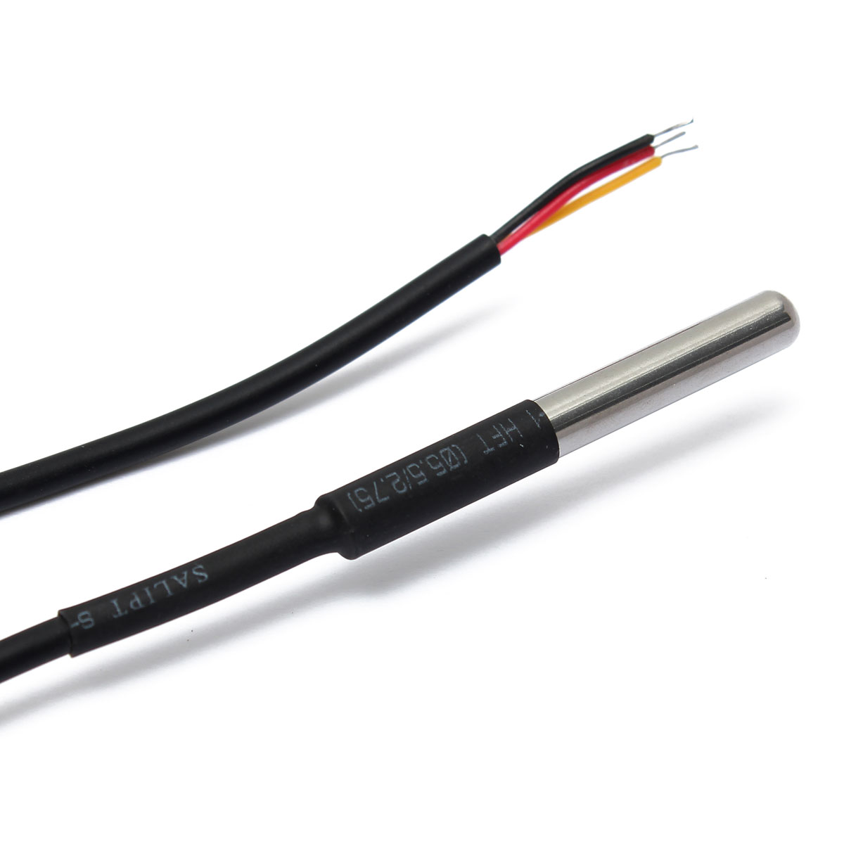 new 5m waterproof cables ds18b20 stainless steel package waterproof ds18b20 temperature probe temperature sensor 18b20