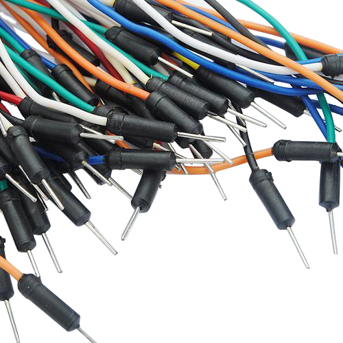 new 65pcs solderless breadboard flexible cable wires kits for arduino male to male