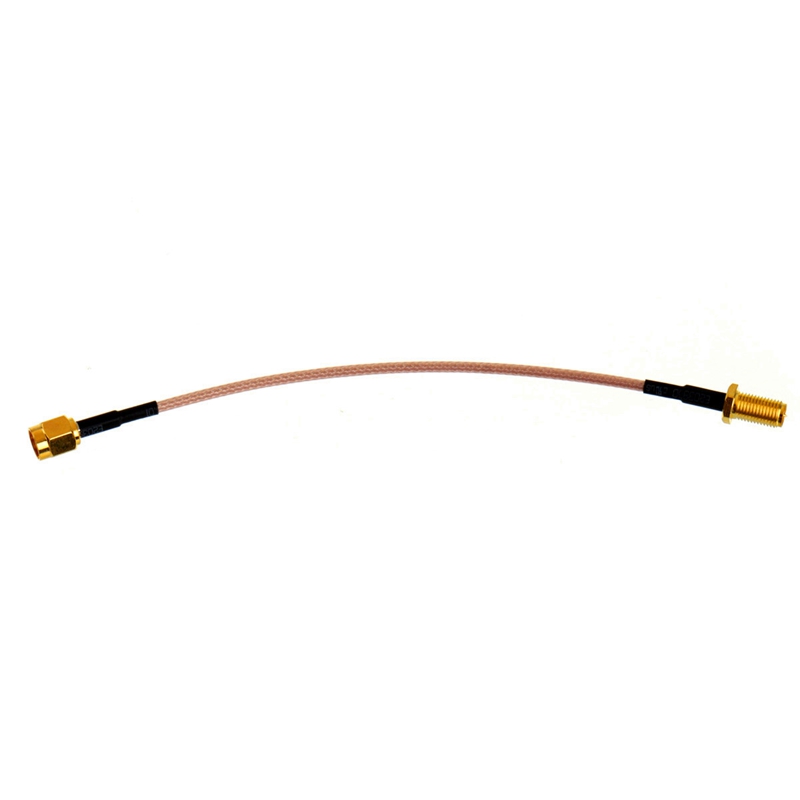 new arrival 15cm 6 inch cable connector rp sma male jack to female plug bulkhead crimp rg316