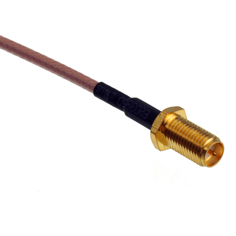 new arrival 15cm 6 inch cable connector rp sma male jack to female plug bulkhead crimp rg316