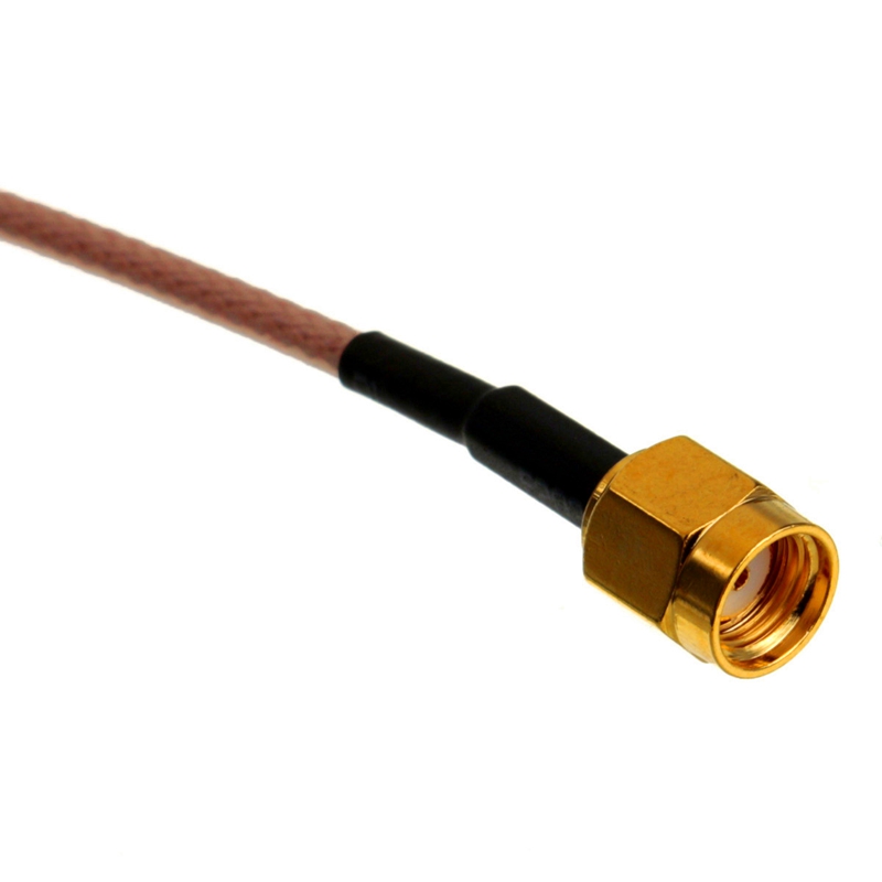 new arrival 15cm 6 inch cable connector rp sma male jack to female plug bulkhead crimp rg316