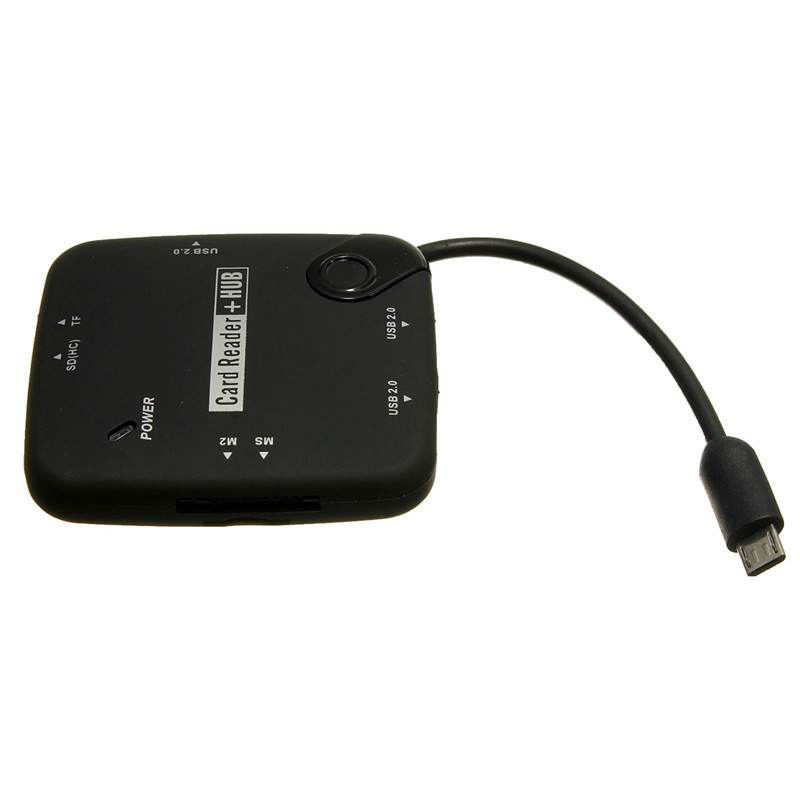 new arrival micro usb host adapter connection otg cable sdhc card reader hub for galaxy s6 s5