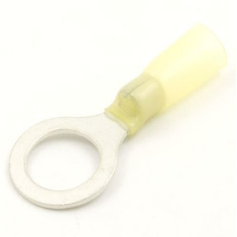 new arrvial!!!10pcs 13mm yellow terminals insulated ring connector 4.0-6.0mm 12-10awg m13 electrical equipment durable