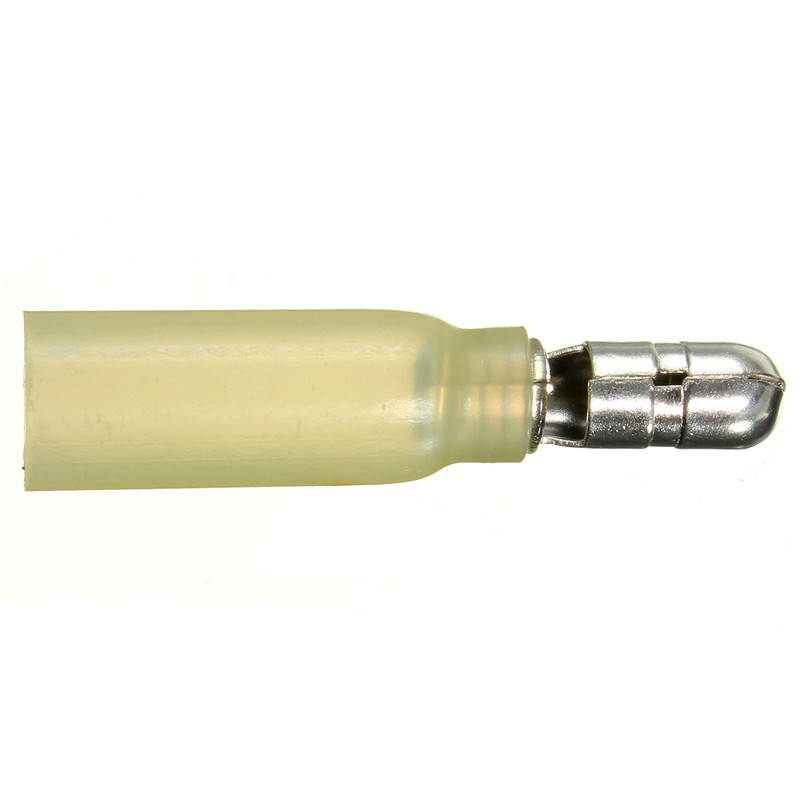 new arrvial!!!10pcs 3.2cm yellow crimp terminals male bullet connector 4.0-6.0mm 12-10awg new electrical equipment