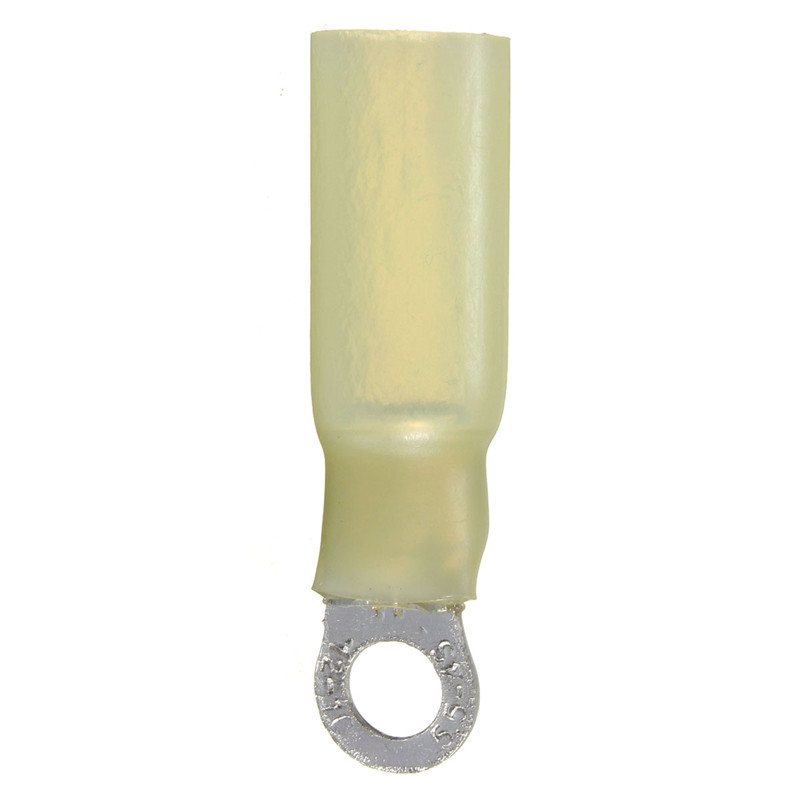 new arrvial!!! 10pcs 4.3mm yellow terminals insulated ring connector 4.0-6.0mm 12-10awg m4 electrical equipment