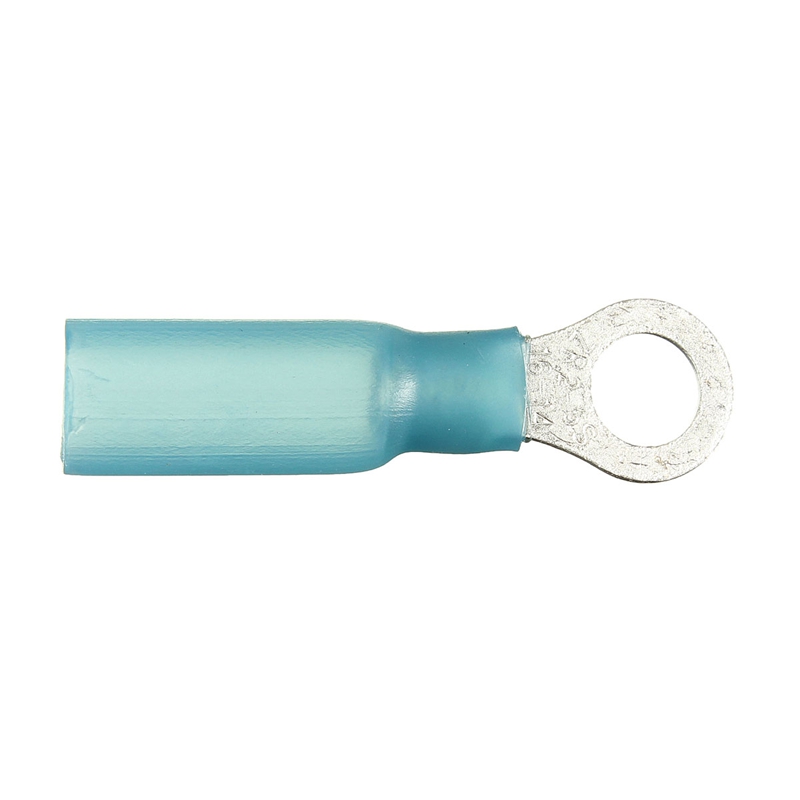 new arrvial!!!10pcs 5.3mm blue crimp terminals insulated ring connector 1.5-2.5mm 16-14awg m5 electrical equipment