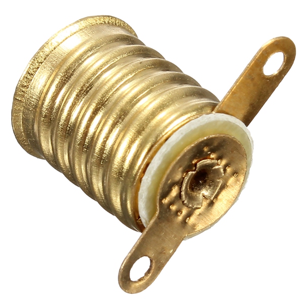 new arrvial!!! e10 straight pcb socket lamp holder copper shrapnel yellow feet for lionel bs durable