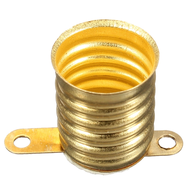 new arrvial!!! e10 straight pcb socket lamp holder copper shrapnel yellow feet for lionel bs durable