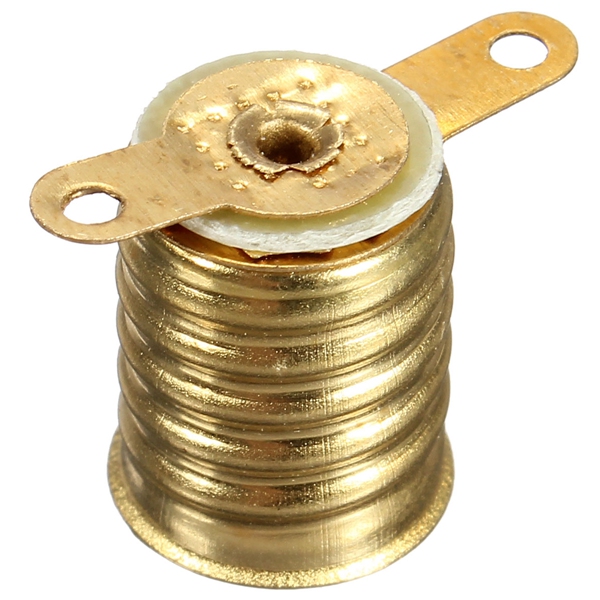 new arrvial!!! e10 straight pcb socket lamp holder copper shrapnel yellow feet for lionel bs durable