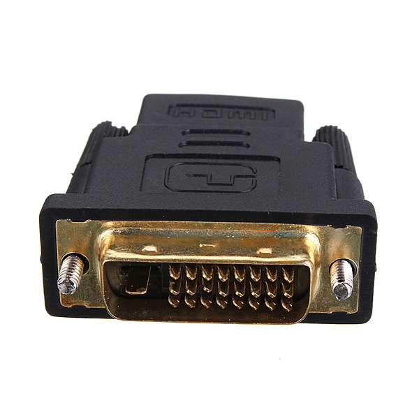 new gold plate dvi male to hdmi female m-f converter hdmi dvi adapter converter for hdtv