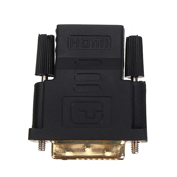 new gold plate dvi male to hdmi female m-f converter hdmi dvi adapter converter for hdtv