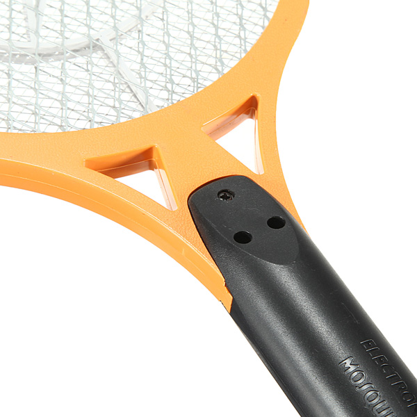 new rechargeable electric insect pest bug fly mosquito zapper swatter killer anti mosquito shoot yellow color