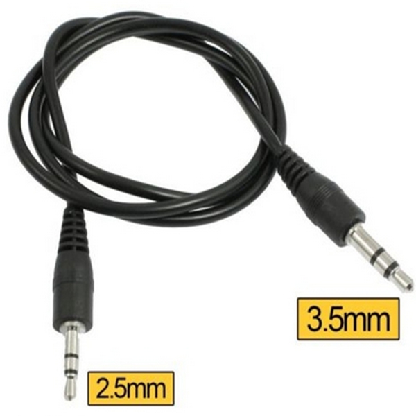 new stereo 2.5mm to 3.5mm plug male headphones headset car aux mp3 jack socket cable new stereo 2.5mm to 3.5mm plug male headphones headset car aux mp3 jack socket cable