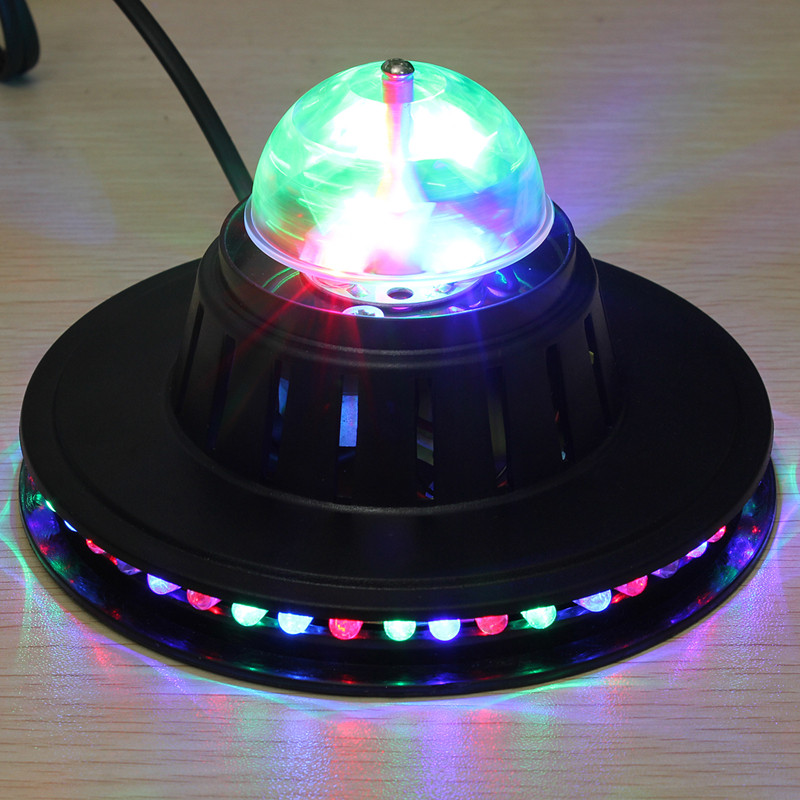 new stylish rotating led club pub disco party ktv crystal magic ball stage effect light