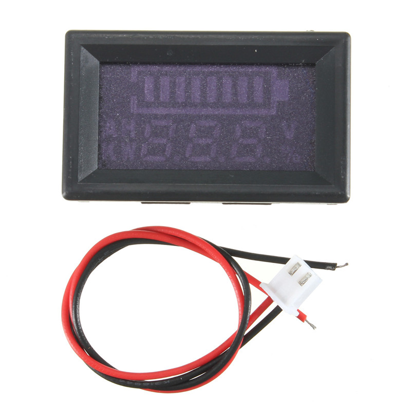 original new 12v acid lead batteries panel led indicator battery capacity digital monitor indicator tester voltmeter