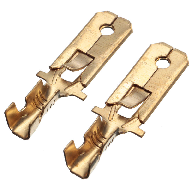 selling 2 way pin 6.3mm car electrical terminal block multi connector plug socket kit
