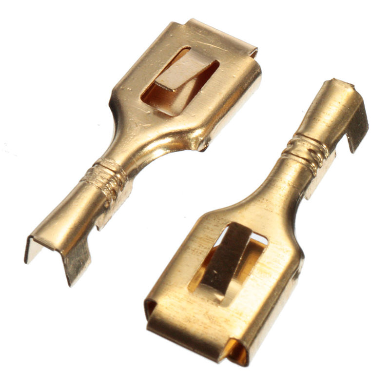 selling 2 way pin 6.3mm car electrical terminal block multi connector plug socket kit