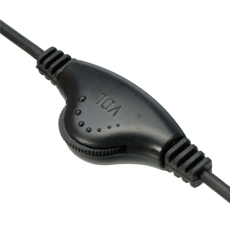 selling 3.5mm headpone headset earphone audio extension cable with volume control 1m black