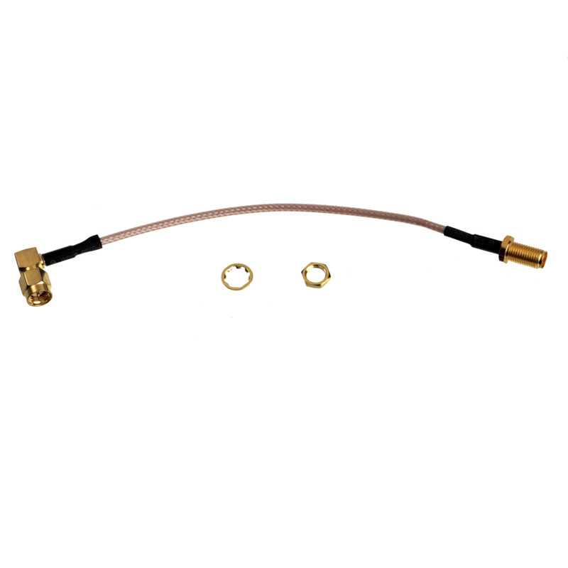 sma female bulkhead to sma male ra plug right angle pigtail cable rg316 15cm sma female bulkhead to sma male ra plug right angle pigtail cable rg316 15cm