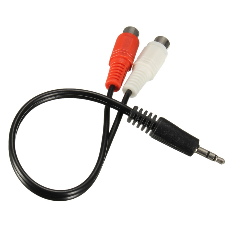 the best quality 3.5mm male mini stereo jack to 2 female plug splitter rca twin phono cable lead y adapter the best quality 3.5mm male mini stereo jack to 2 female plug splitter rca twin phono cable lead y adapter