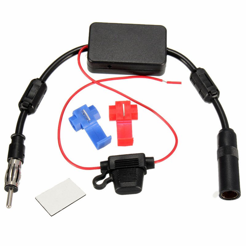 top selling high standard universal 12v car fm radio aerial antenna fm signal amplifier booster male to female top selling high standard universal 12v car fm radio aerial antenna fm signal amplifier booster male to female
