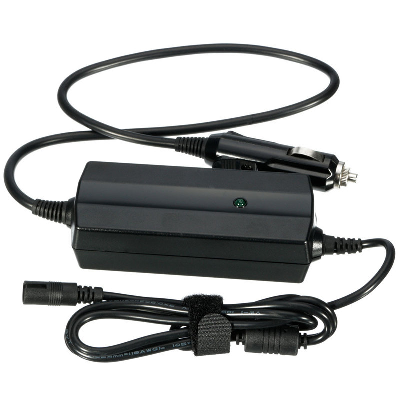 usb dc 12v 90w car auto universal charger power supply adapter for laptop notebook output 5v/2.4a 12 x interchangeable tips 1.8m