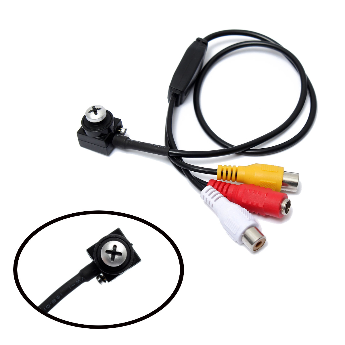 waterproof 600tvl mini camera security cctv wired audio for home surveillance screw shape waterproof 600tvl mini camera security cctv wired audio for home surveillance screw shape