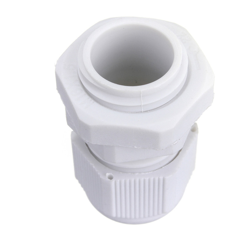 whole special offer new arrival 16mm white compression cable glands waterproof connector ip68 m16 plastic stuffing gland