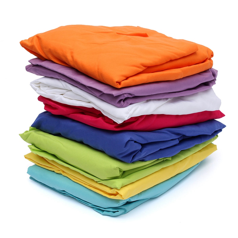 new arrival bed decoration bed sheet 120x200cm flat fitted coverlet sheet set comfort cotton solid color bed cover 8 colors