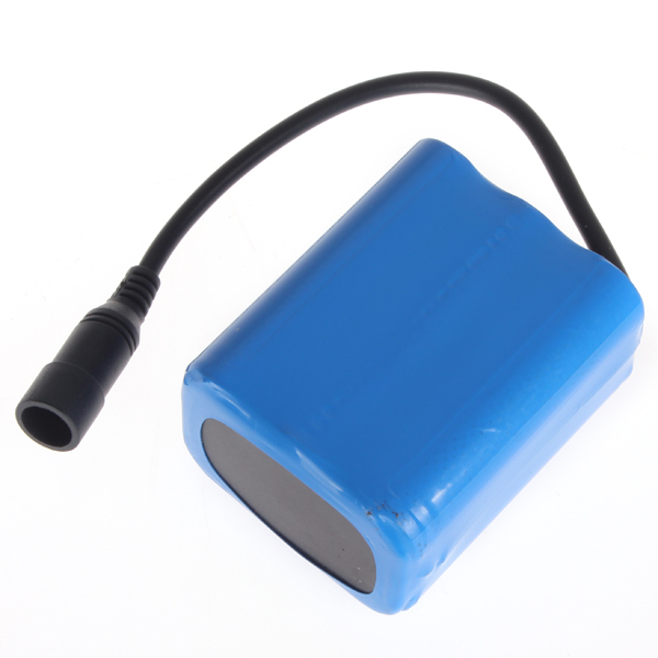 8000mah 8.4v rechargeable battery pack 6 x 18650 li-ion battery pack for bicycle light bike lamp