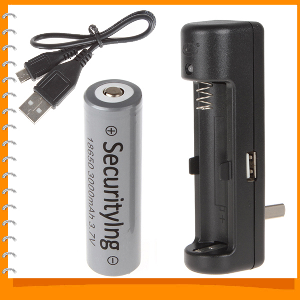 securitying 18650 battery 3000mah 3.7v 18650 rechargeable lithium li ion battery + usb battery charger securitying 18650 battery 3000mah 3.7v 18650 rechargeable lithium li ion battery + usb battery charger