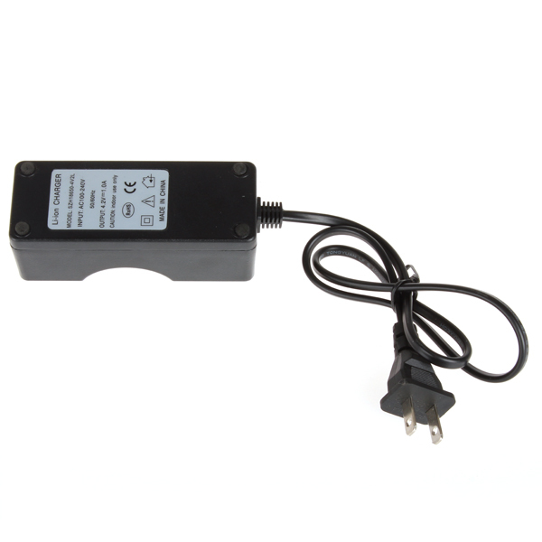 ! securitylng practical 18650 battery charger + 1pcs 3000mah 18650 rechargeable lithium li ion battery