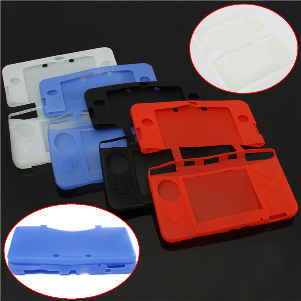 new multicolor soft silicone protective case cover skin sleeve protector for nintendo 3ds