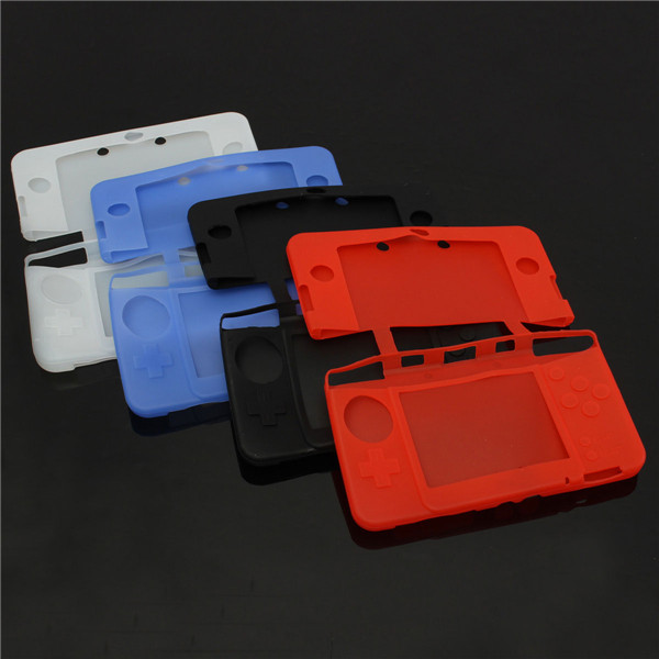 new multicolor soft silicone protective case cover skin sleeve protector for nintendo 3ds
